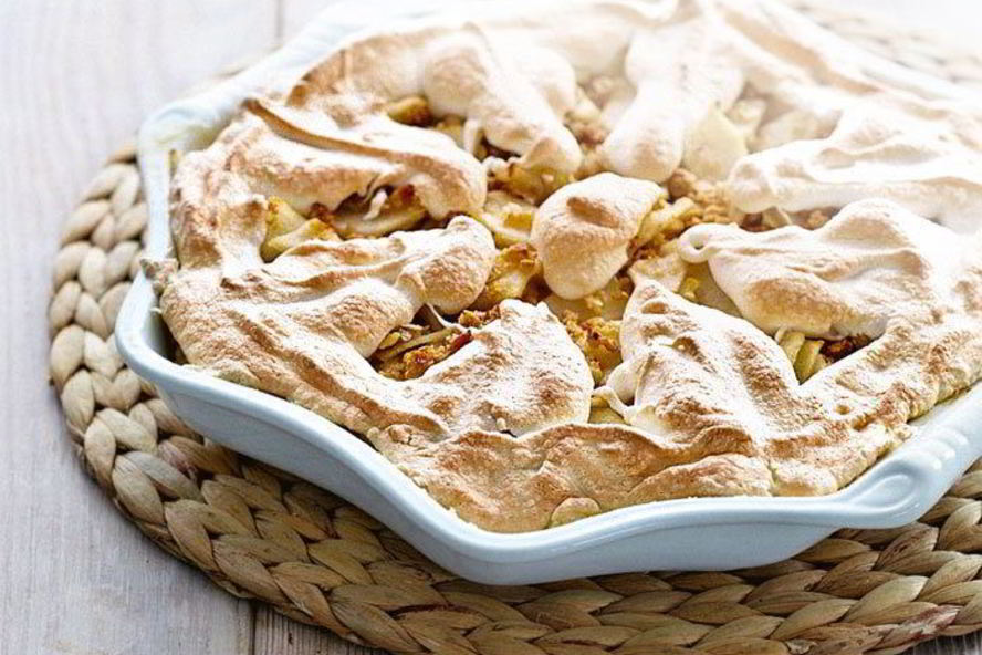 Рецепт пудинга из груш и лимона