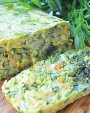 Пудинг овощной