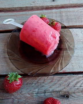 Клубничный щербет