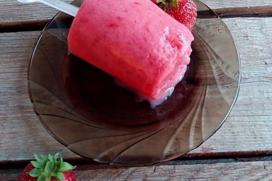 Рецепт клубничного щербета