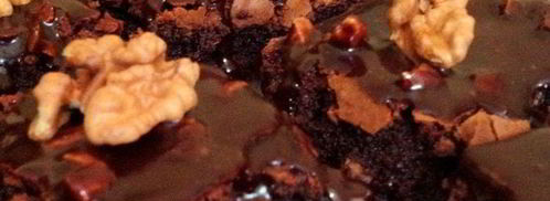 шоколадные кубики с грецким орехом и миндалем. Шаг 9