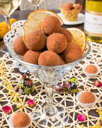 Шоколадные трюфели с лаймом и медом