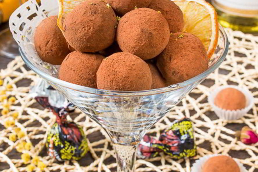 Рецепт шоколадных трюфелей с лаймом и медом