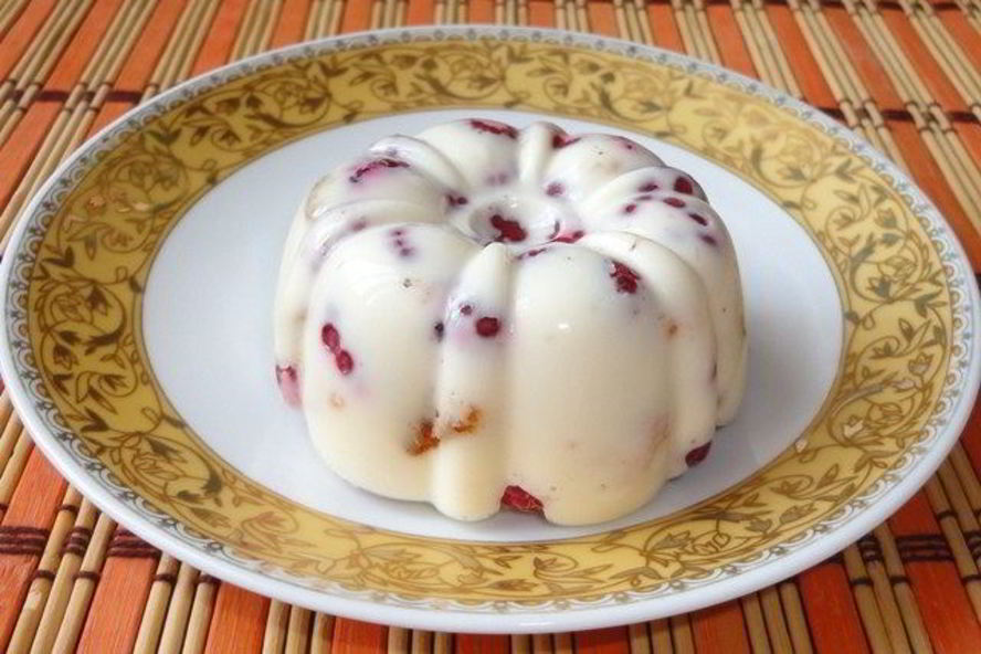 Рецепт сметанного десерта с яблоками