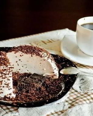 Диетическое суфле с горьким шоколадом