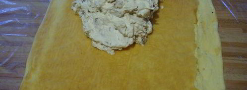 рулет-суфле с пармезаном и вялеными томатами. Шаг 11