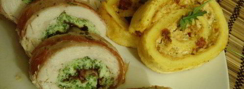 рулет-суфле с пармезаном и вялеными томатами. Шаг 16