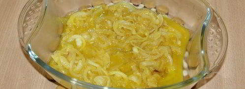 рыбка красная под суфле из сливочного сыра. Шаг 4