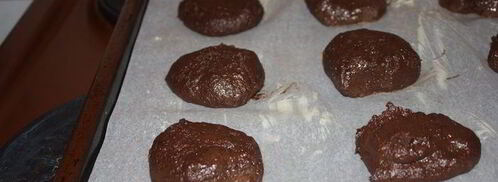 шоколадные печенья вупи-куки с облепиховым суфле. Шаг 7