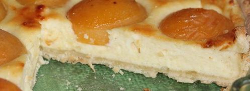 сладкий киш с творожным суфле и абрикосами. Шаг 18