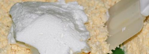 сладкий киш с творожным суфле и абрикосами. Шаг 10