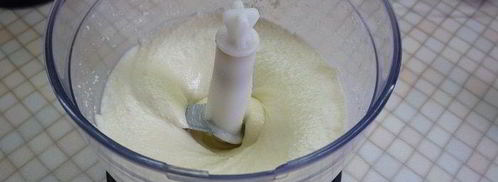 сливочно-вишневое суфле с творогом и шоколадом. Шаг 3