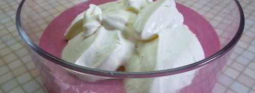 сливочно-вишневое суфле с творогом и шоколадом. Шаг 5