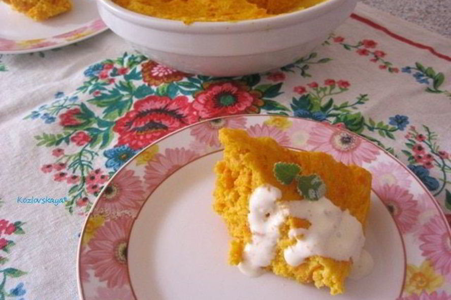 Рецепт суфле из моркови и творога