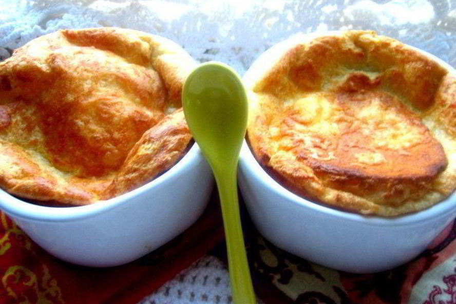 Рецепт сырного суфле с горчицей