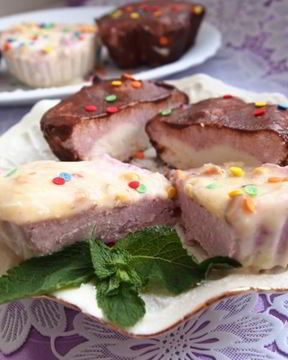 Творожно-малиновое суфле