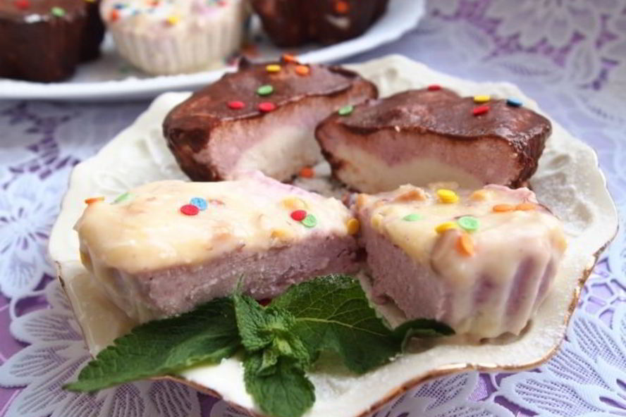 Рецепт творожно-малинового суфле