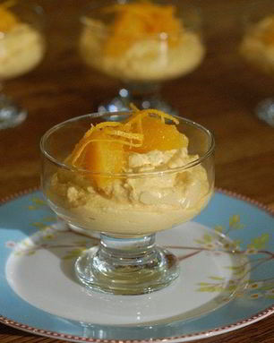 Творожное суфле с апельсином