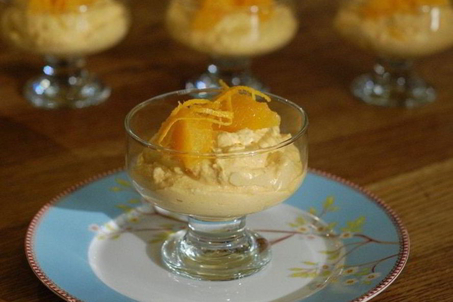 Рецепт творожного суфле с апельсином