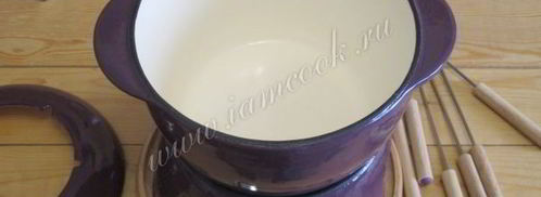 сырное фондю с тремя видами сыра. Шаг 6