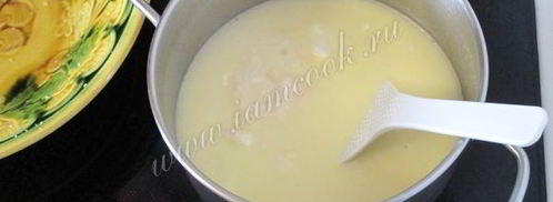 сырное фондю с тремя видами сыра. Шаг 10