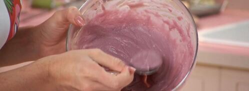 фиалковый тирамису. Шаг 2