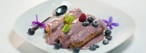 фиалковый тирамису. Шаг 4