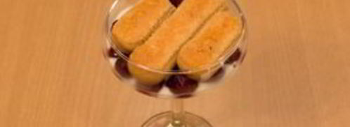 порционное тирамису с вишней и шоколадом. Шаг 8