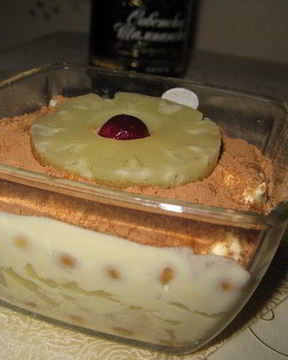 Тирамису Ананасы в шампанском