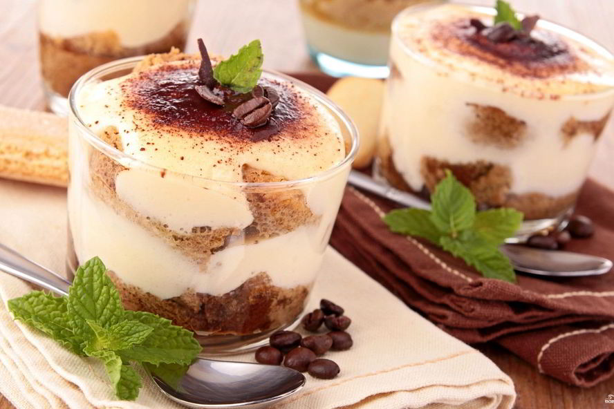 Рецепт тирамису без сыра