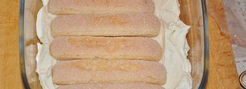 тирамису с клубникой и белым шоколадом. Шаг 3