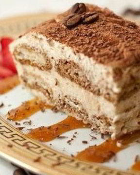 Тирамису с сыром маскарпоне и кофейным ликером