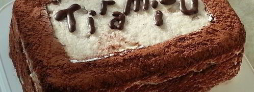 творожный тирамису с кусочками какао-желе. Шаг 11