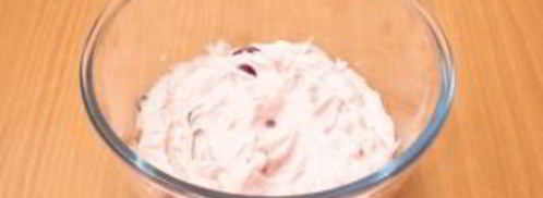 творожный десерт с шоколадом и черешней. Шаг 3