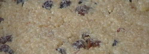 ванильный рисовый пудинг с изюмом и карамелью. Шаг 8