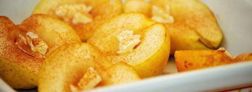 запеченные груши с миндалем и корицей. Шаг 2