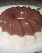 Желе из молока и какао