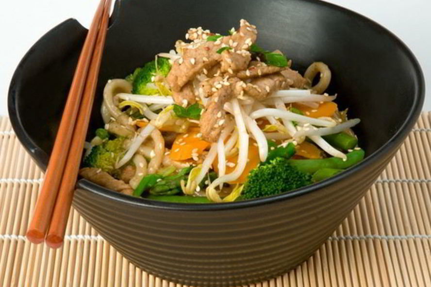 Рецепт ароматной лапши вок с курицей