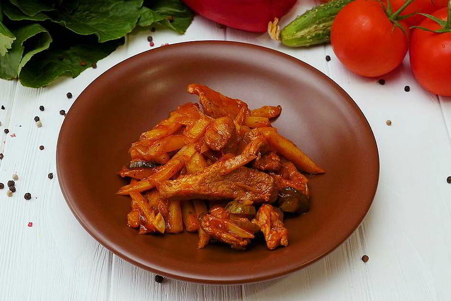 Рецепт азу по-татарски