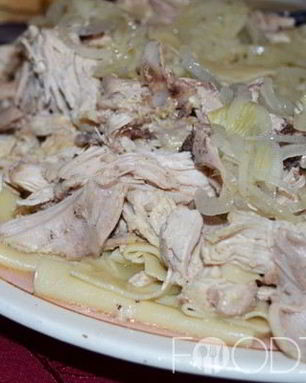 Бешбармак из курицы