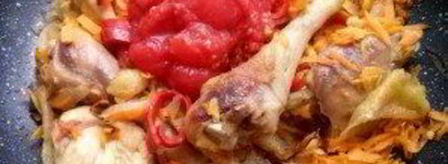 чахохбили из курицы по-грузински. Шаг 6