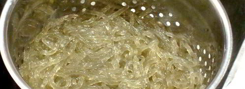 чапче — крахмальная лапша с овощами и говядиной. Шаг 7