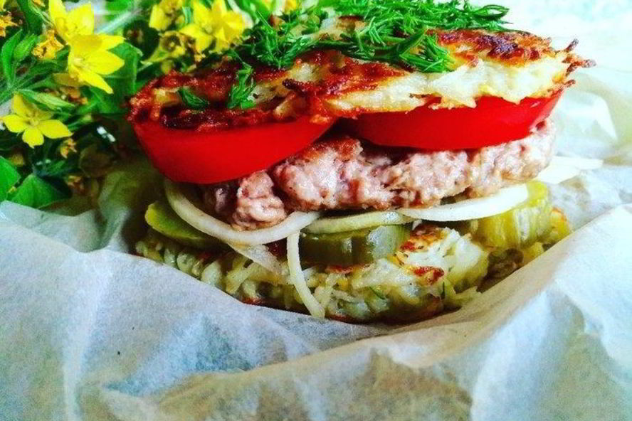 Рецепт драника-бургера