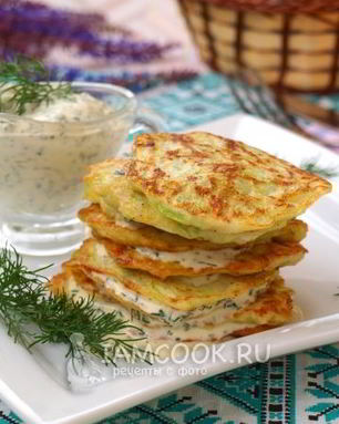 Драники из кабачков