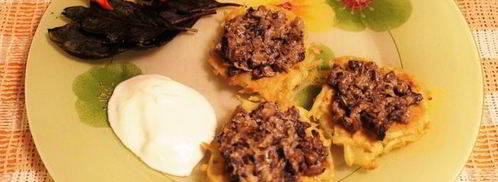 драники с грибочками. Шаг 5