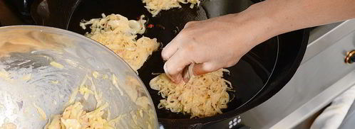 драники с квашеной капустой. Шаг 4