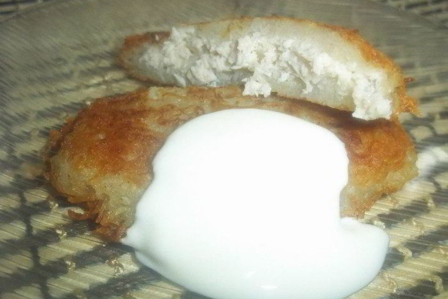 Рецепт драников с начинкой