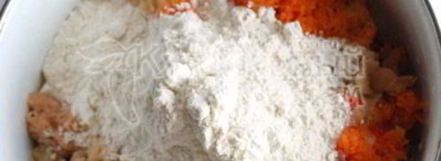 драники с овощами. Шаг 2