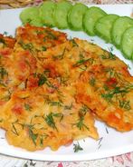 Драники с ветчиной