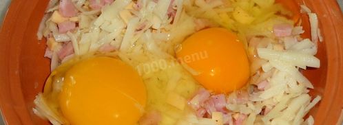 драники с ветчиной. Шаг 6